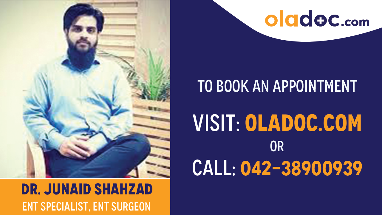 Book appointment with Dr. Junaid Shahzad-best ENT Specialist  Islamabad